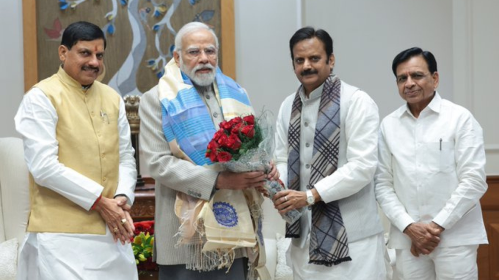 PM meet with Madhya Pradesh CM