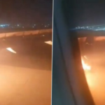 Air India Express flight catches fire