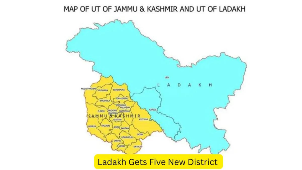 5 New Districts for Ladakh