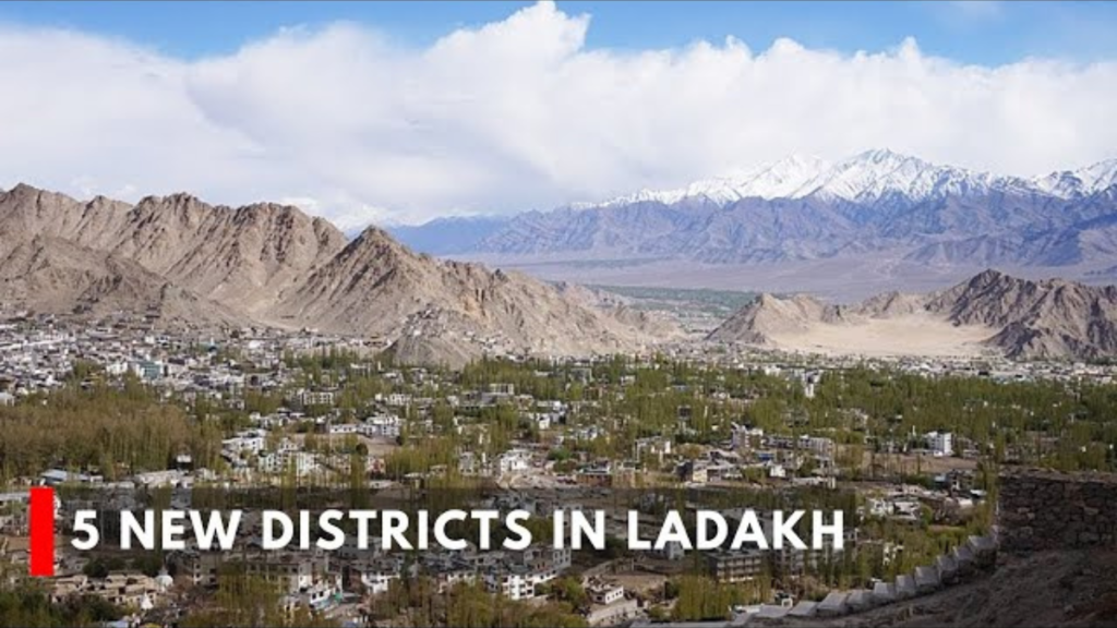 5 New Districts for Ladakh