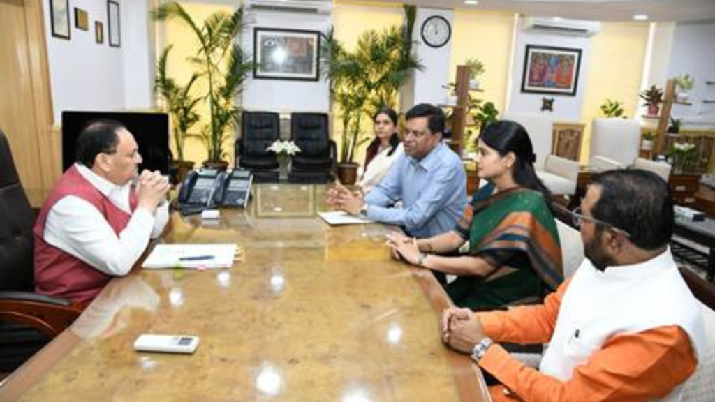 Shri JP Nadda reviews