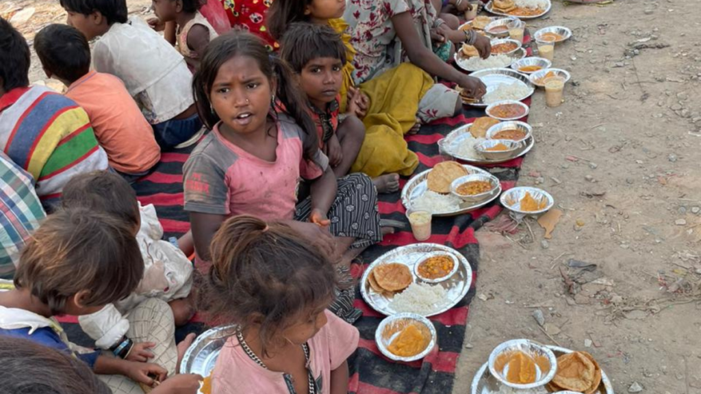 Free meals provided to children