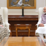 Modi meets Mrs. Abe:राष्ट्रपति श्री नरेन्द्र मोदी ने श्रीमती आबे से मुलाकात की