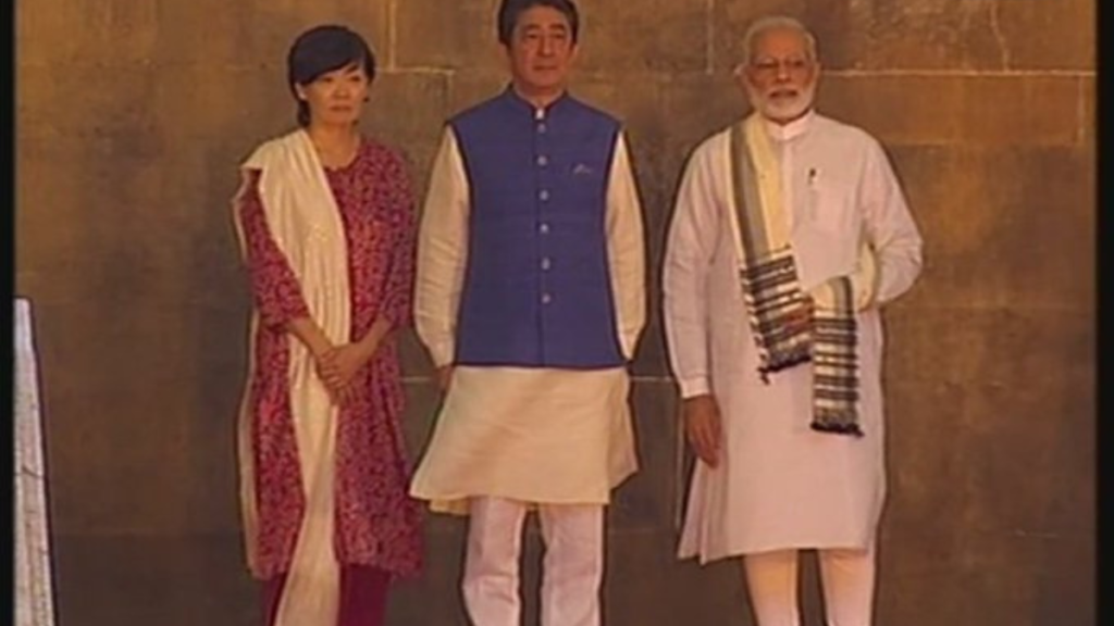 Modi meets Mrs. Abe