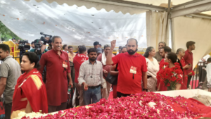 Sitaram Yechury's last journey