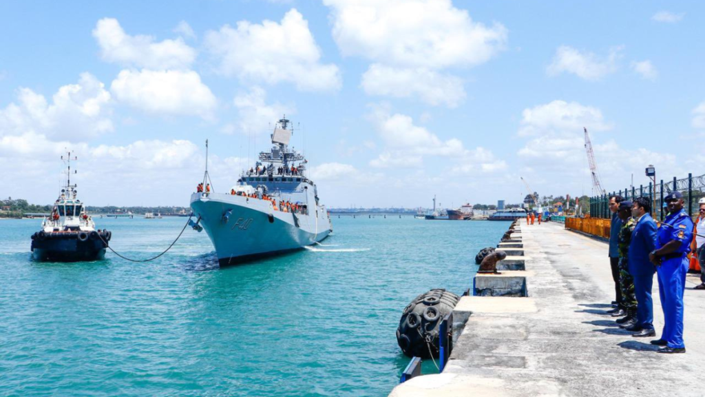 TALWAR ARRIVES in MOMBASA