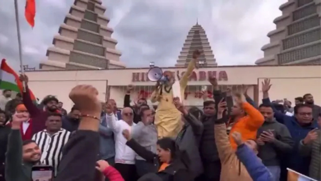 Attack on Hindu Temple in Canada 