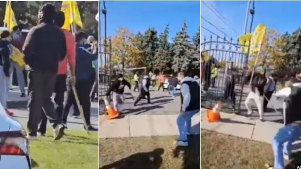 Attack on Hindu Temple in Canada 