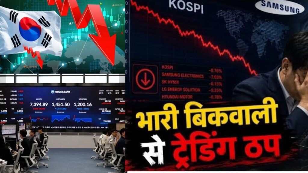 दक्षिण कोरिया कोस्पी इंडेक्स भी 3.2% टूटा