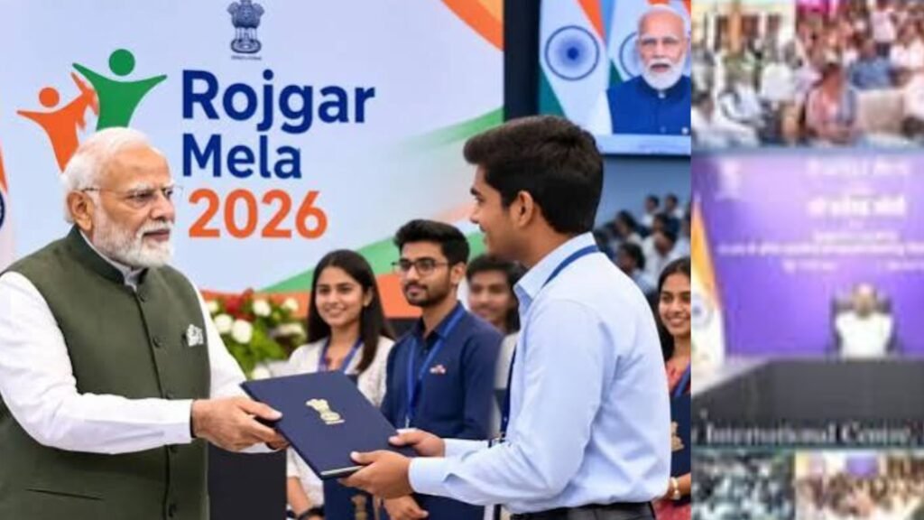 देश में 45 जगह रोजगार मेले : युवाओं को प्रधानमंत्री मोदी ने सौंपे नियुक्ति पत्र